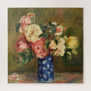 Bouquet der Rose von Renoir Impressionist Malerei Puzzle