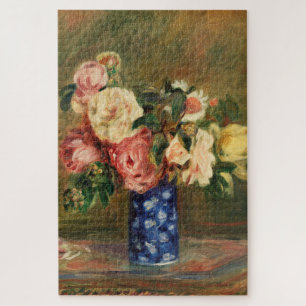 Bouquet der Rose von Renoir Impressionist Malerei Puzzle