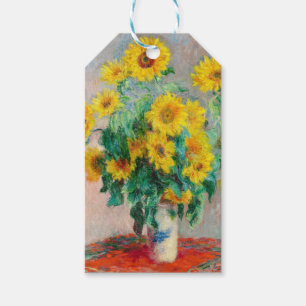 Bouquet der Sonnenblumen Claude Monet Geschenkanhänger