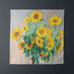 Bouquet der Sonnenblumen Claude Monet Wandteppich<br><div class="desc">Bouquet mit Sonnenblumen. Claude Monet. 1881. Reproduktion berühmter Kunstbilder im öffentlichen Bereich.</div>