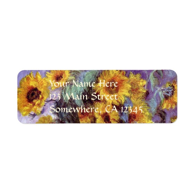 Bouquet der Sonnenblumen von Claude Monet, Vintage (Vorne)