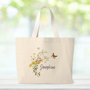 Bouquet der Wildblumen Bridesmaid Tote Bag Jumbo Stoffbeutel