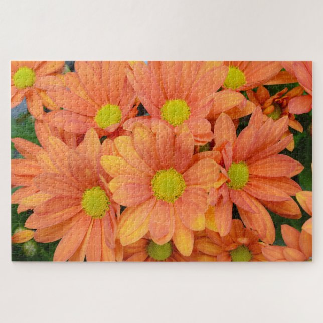 Bouquet der wunderschönen Orangen Blume Puzzle (Horizontal)
