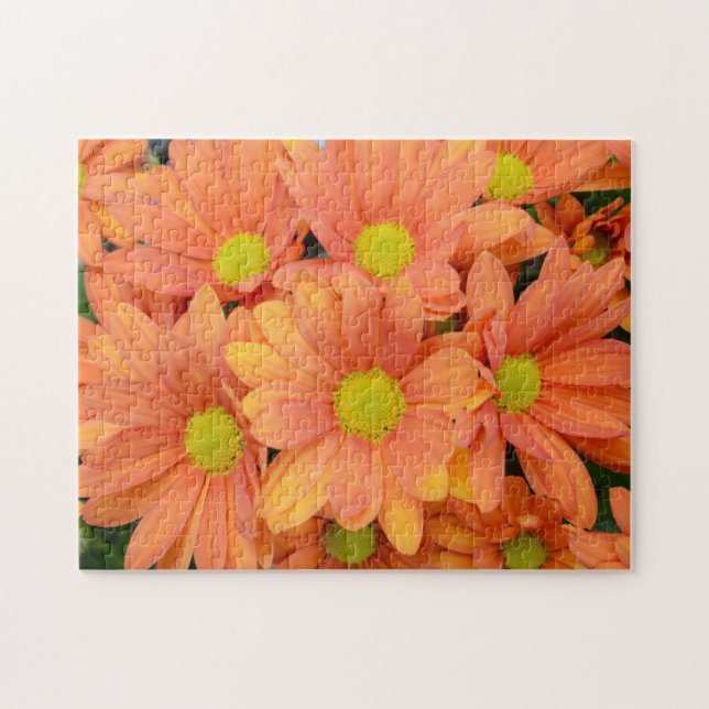 Bouquet der wunderschönen Orangen Blume Puzzle (Horizontal)