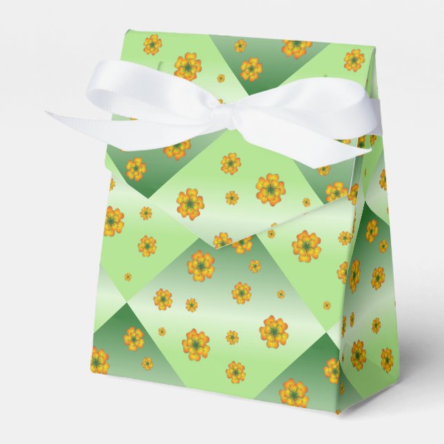 Bouquet Favor Box Geschenkschachtel (Vorderseite)