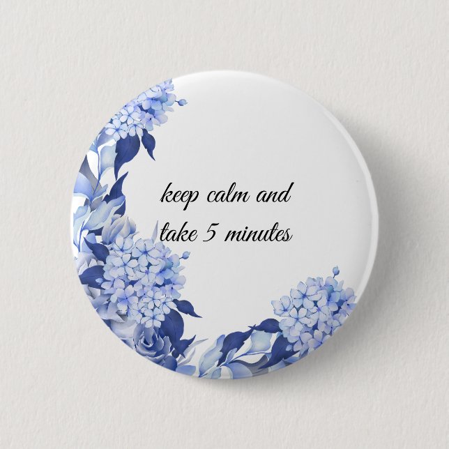 Bouquet floral blooming garden button (Vorderseite)