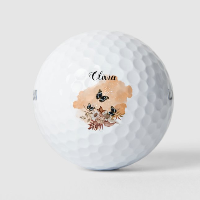 Bouquet floral blooming garden golfball (Vorderseite)