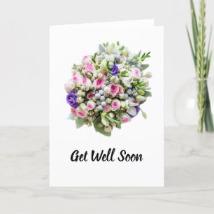 Bouquet Get Well Card Karte