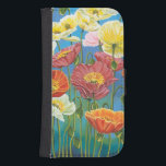 Bouquet in Border I Galaxy S4 Geldbeutel Hülle<br><div class="desc">floral</div>