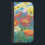 Bouquet in Border I Galaxy S4 Geldbeutel Hülle<br><div class="desc">floral</div>