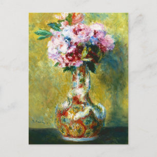 Bouquet in einem Vase Pierre Auguste Renoir Gemäld Postkarte
