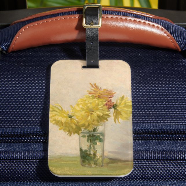 Bouquet mit gelben Blumen | Edward Herbert Barnard Gepäckanhänger (Vorderseite Insitu 2)