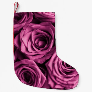 Bouquet mit lila Rose, Blume mit Blumenbeete Kleiner Weihnachtsstrumpf