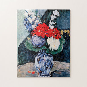 Bouquet mit Little Delft, Paul Cezanne Puzzle