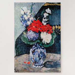 Bouquet mit Little Delft, Paul Cezanne Puzzle