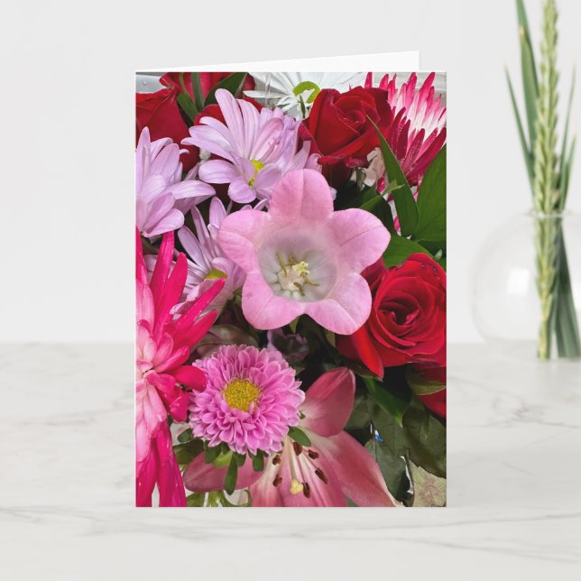 Bouquet Note Card<Blank Inside> Einladung (Vorderseite)