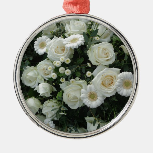 Bouquet Ornament Aus Metall (Vorne)