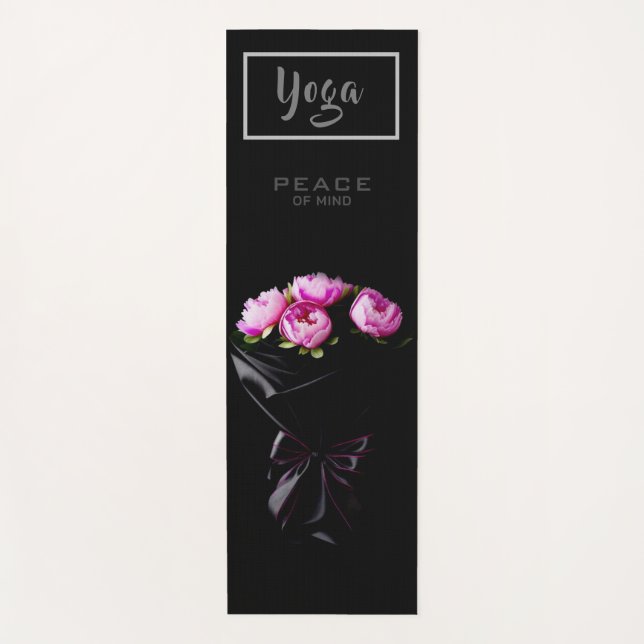 Bouquet Peony - Yoga Mat Yogamatte (Vorderseite)