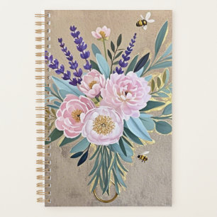 Bouquet-Pfennige Lavendel-Blume Rustikal Planer