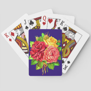 Bouquet Rose Playing Cards Spielkarten