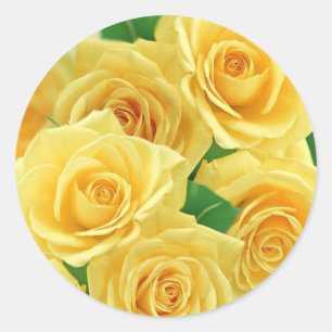 Bouquet Runder Aufkleber