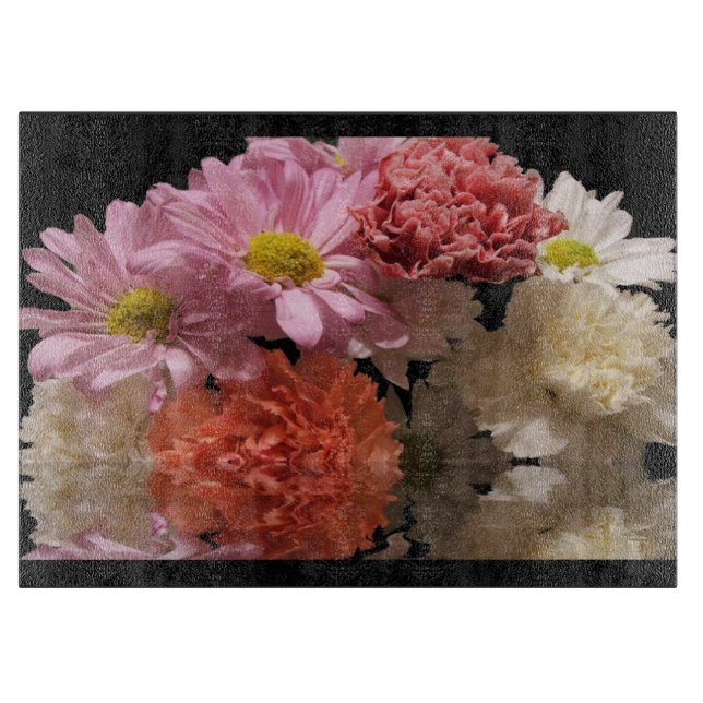 Bouquet - Schneidplatte Schneidebrett (Vorderseite)