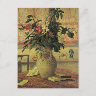 Bouquet von Blume an Window von Maxine Maufra Postkarte