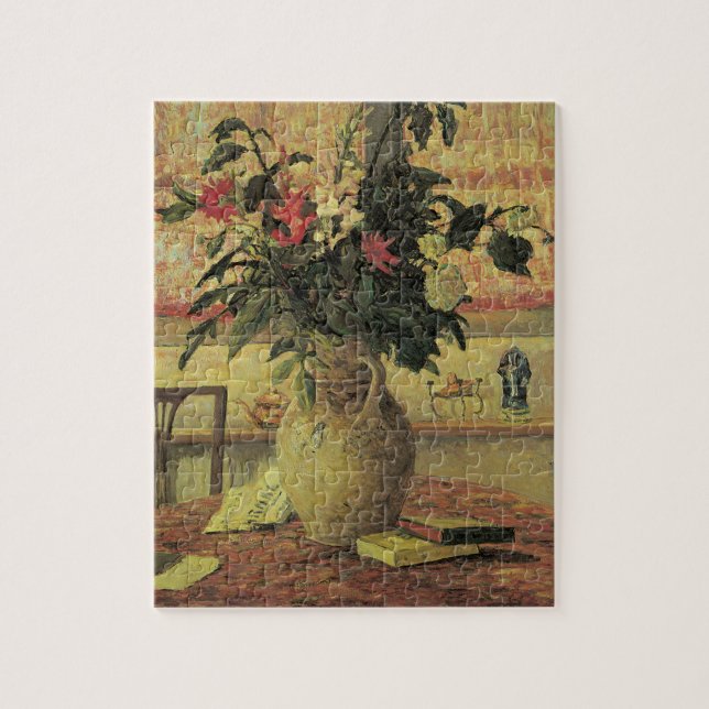 Bouquet von Blume an Window von Maxine Maufra Puzzle (Vertikal)
