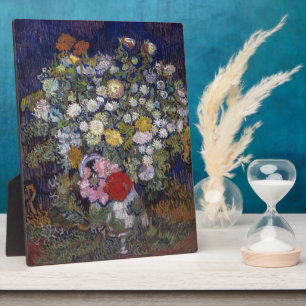 Bouquet von Blume in einer Vase Van Gogh Fotoplatte