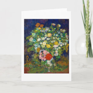 Bouquet von Blume in einer Vase, Van Gogh Karte