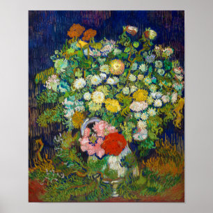 Bouquet von Blume in einer Vase, Van Gogh Poster