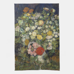 Bouquet von Blume in einer Vase   Vincent van Gogh Geschirrtuch