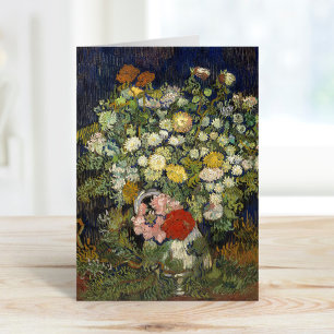 Bouquet von Blume in einer Vase Vincent van Gogh Karte