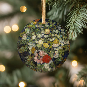 Bouquet von Blume in einer Vase   Vincent van Gogh Keramik Ornament