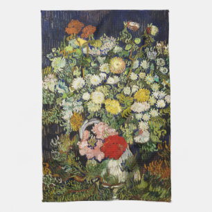 Bouquet von Blume in einer Vase von Vincent Van Go Geschirrtuch