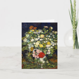 Bouquet von Blume in einer Vase von Vincent Van Go Karte