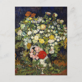 Bouquet von Blume in einer Vase von Vincent Van Go Postkarte