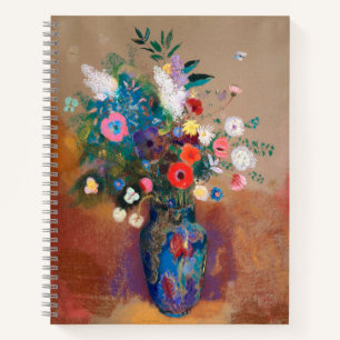 Bouquet von Blume - Odilon Redon Notizbuch