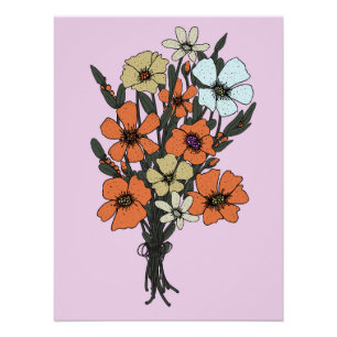 Bouquet von Blume Poster