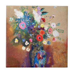 Bouquet von Blume von Odilon Redon Fliese
