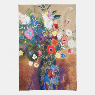 Bouquet von Blume von Odilon Redon Geschirrtuch