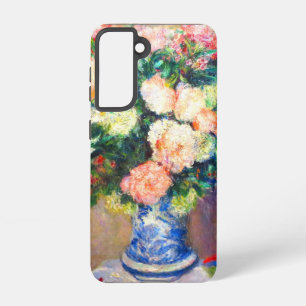 Bouquet von Chrysanthema und ein japanischer Fan Samsung Galaxy Hülle