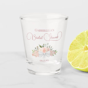 Bouquet von Roses Elegantes Brautparty Schnapsglas