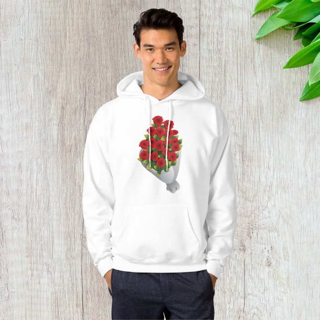 Bouquet von Rote Rosen Hoodie (Von Creator hochgeladen)