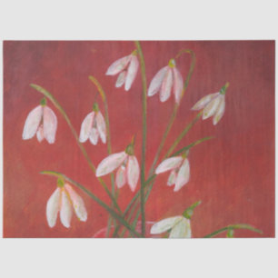 Bouquet von Snowdrops Seidenpapier