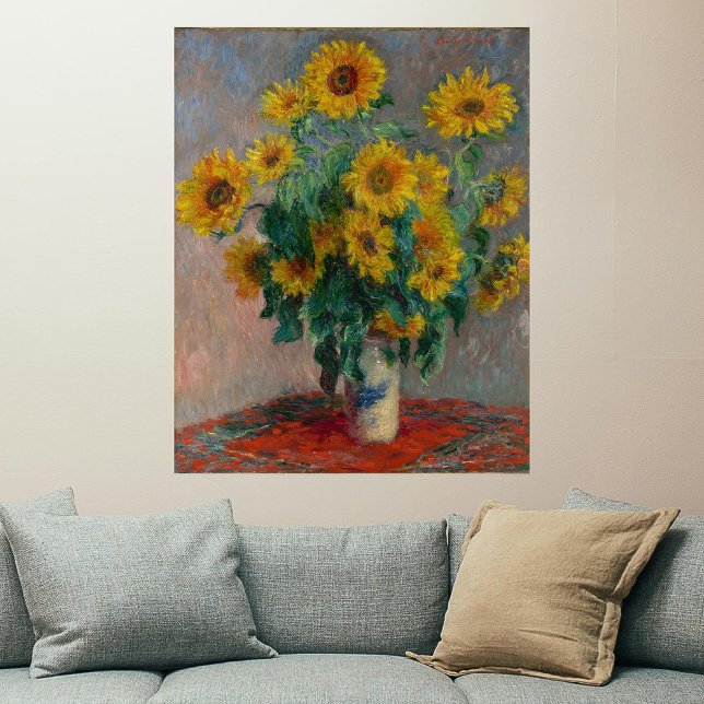Bouquet von Sunflowers Monet Poster (Von Creator hochgeladen)