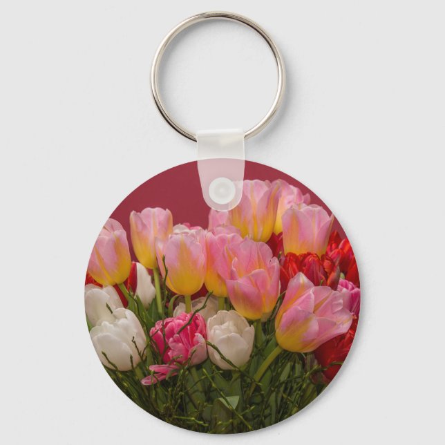 Bouquet von Tulips Schlüsselanhänger (Vorderseite)