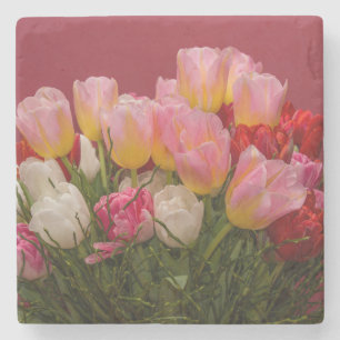 Bouquet von Tulips Steinuntersetzer