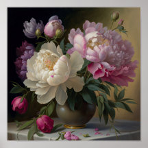 Bouquet von Zapfen in einer Vase am Tisch