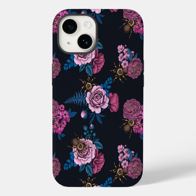 Bouquets und Tarantula 2 Case-Mate iPhone Hülle (Rückseite)